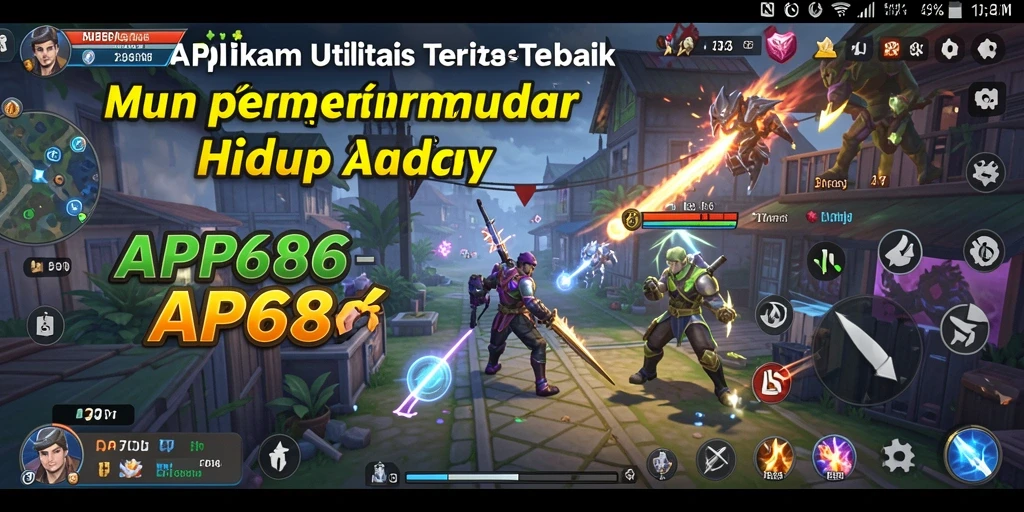 Tampilan antarmuka AP686 yang bersih dan modern.