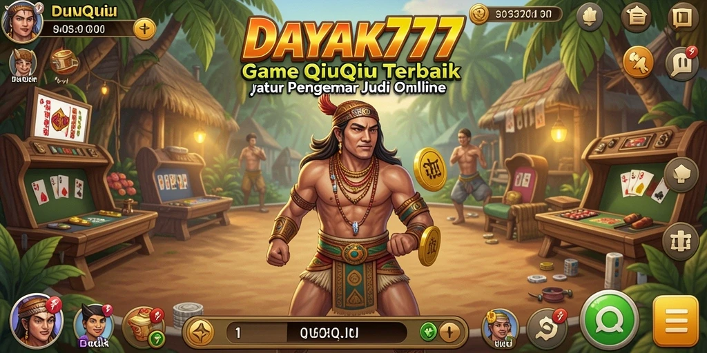 Tampilan gameplay QiuQiu yang menegangkan dan menarik.