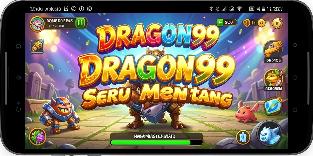 Screenshot gameplay <strong>DRAGON99</strong> menunjukkan aksi seru dan penuh warna.