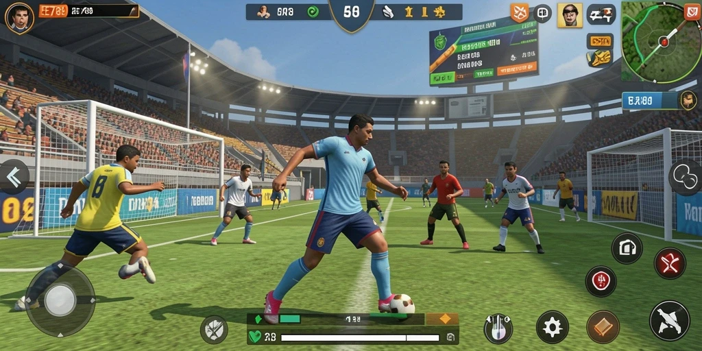 Screenshot EE789 menunjukkan intensitas gameplay yang mendebarkan.