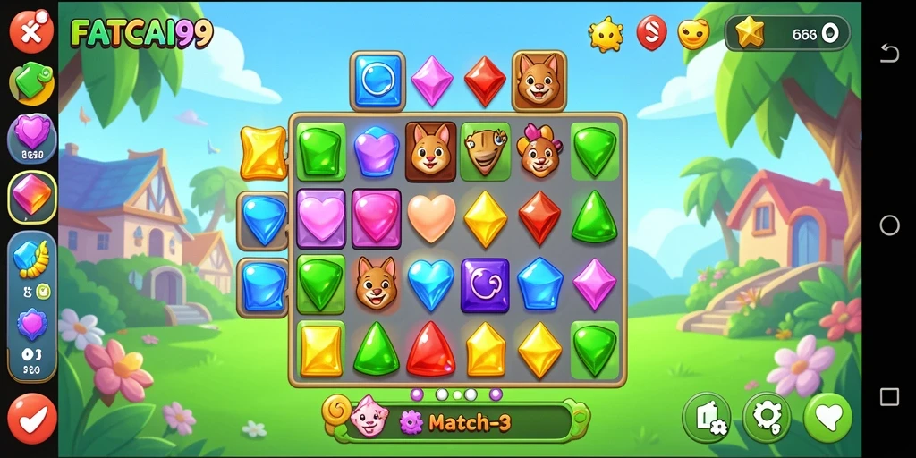 Tampilan gameplay FATCAI99 yang menarik dan penuh warna.
