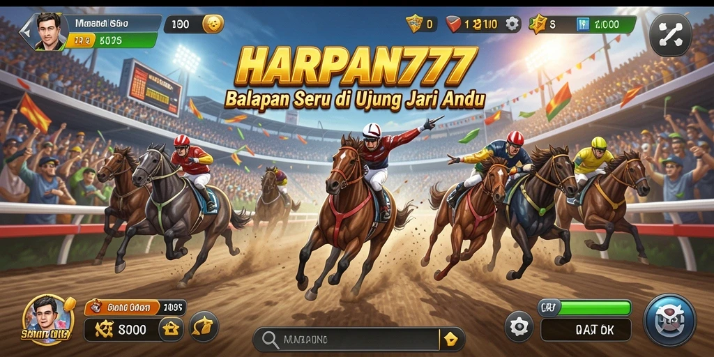 Gameplay Racing menarik dengan grafis menawan di HARAPAN777.