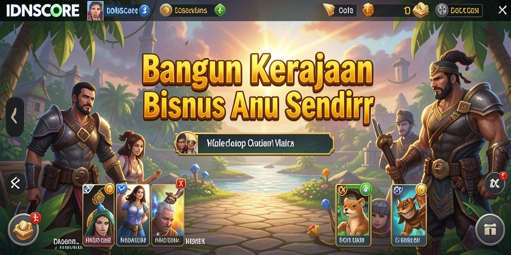 Tampilan menarik dari gameplay IDNSCORE yang menantang.