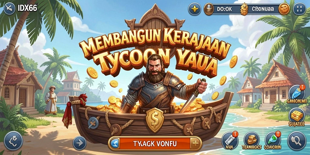 Tangkapan layar gameplay menarik dari permainan Tycoon IDX66.