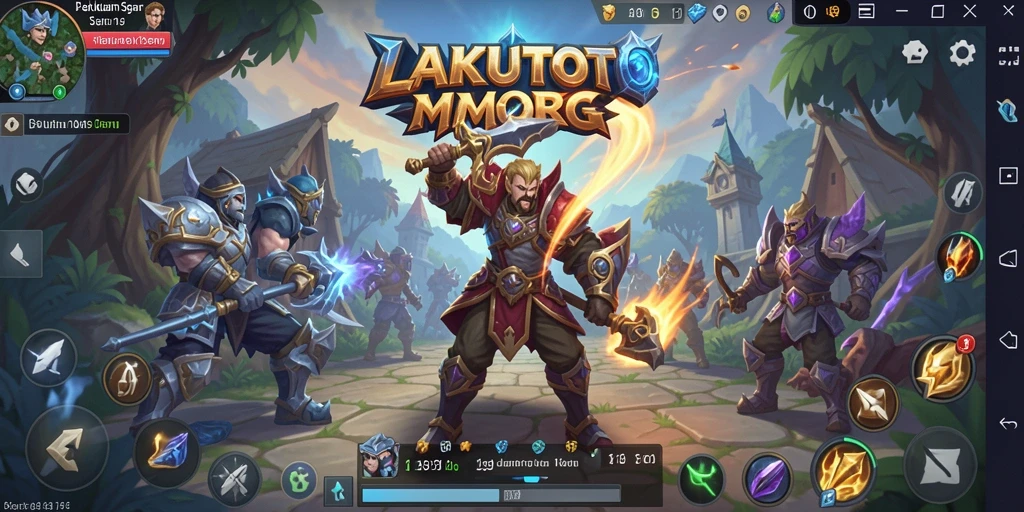 Screenshot gameplay menunjukkan petualangan seru di dunia LAKUTOTO.