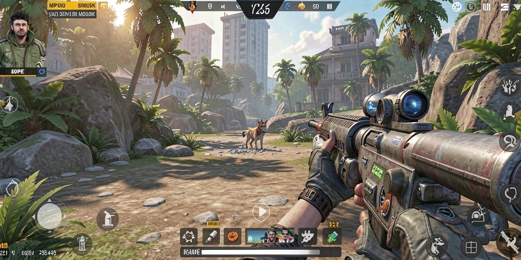 Tampilan utama gameplay MPOID yang menarik dan penuh warna.