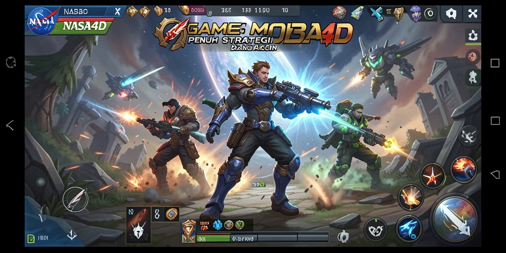 Gameplay seru dalam <strong>NASA4D</strong> yang penuh aksi dan strategi.