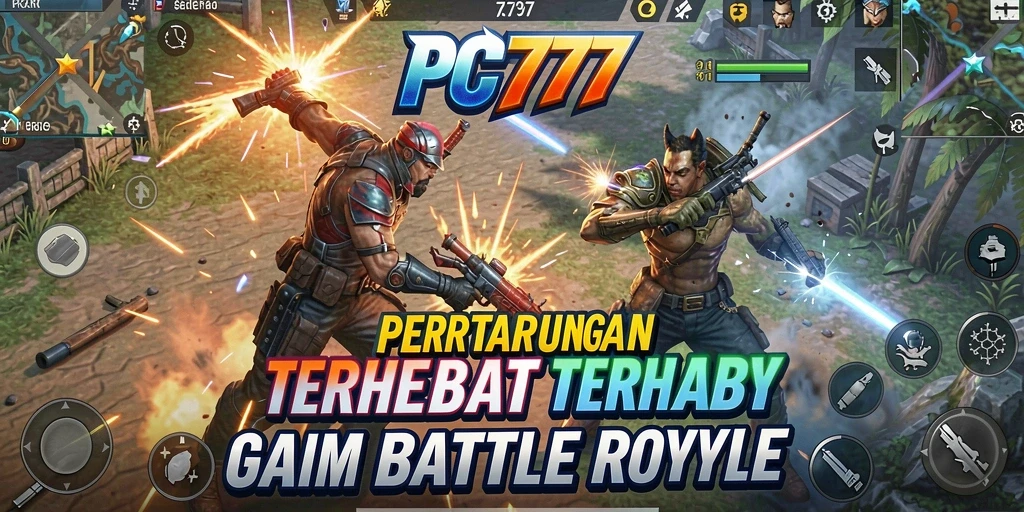 Screenshot gameplay PC777 menampilkan aksi pertarungan yang mendebarkan dan seru.
