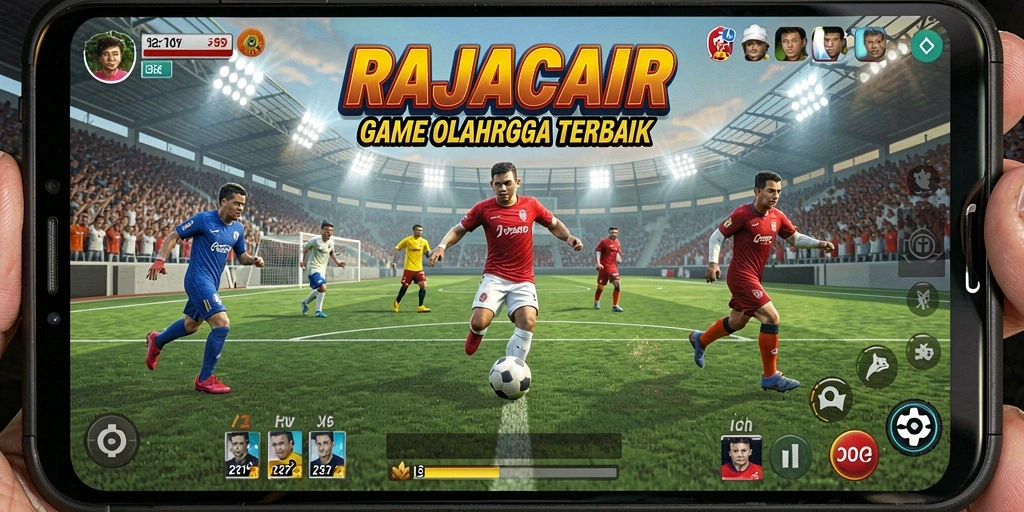 Screenshot menarik dari gameplay <strong>RAJACAIR</strong> yang menunjukkan serunya berkompetisi di olahraga.