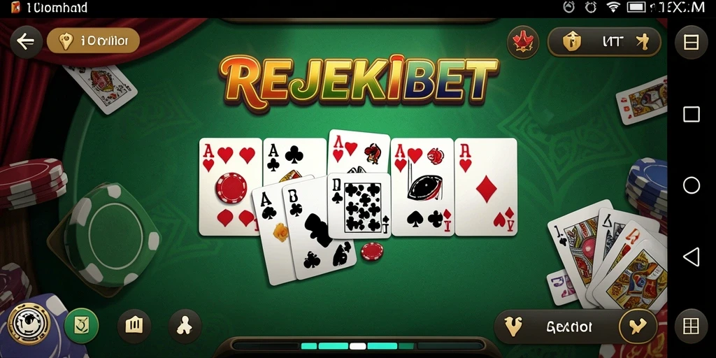 Tampilan menarik dari gameplay Domino di REJEKIBET.