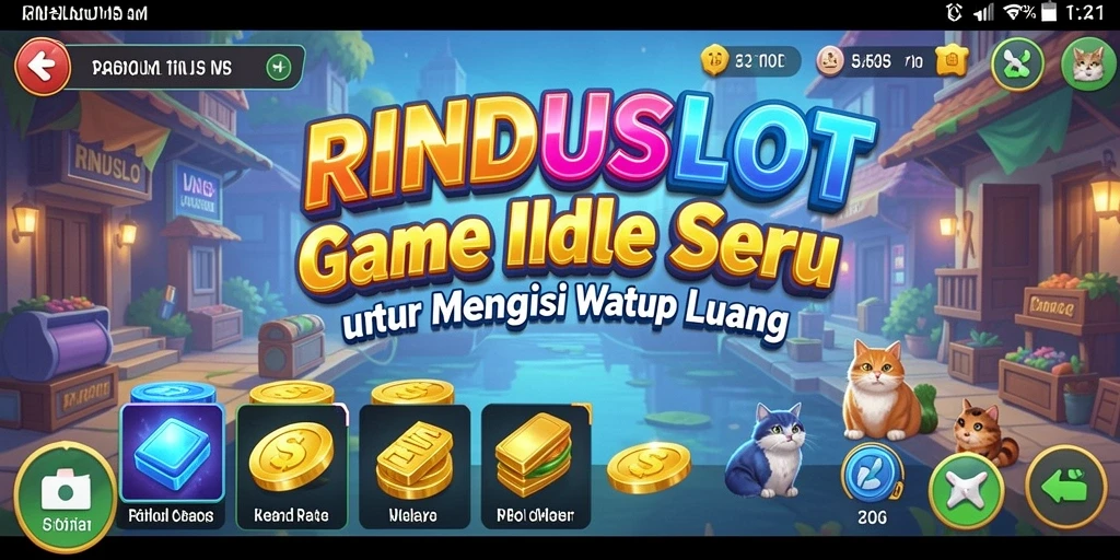 Screenshot gameplay RINDUSLOT yang menampilkan aksi mesin slot yang seru.
