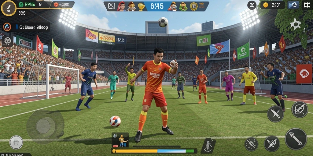 Gameplay menarik RP55 dengan berbagai olahraga seru.
