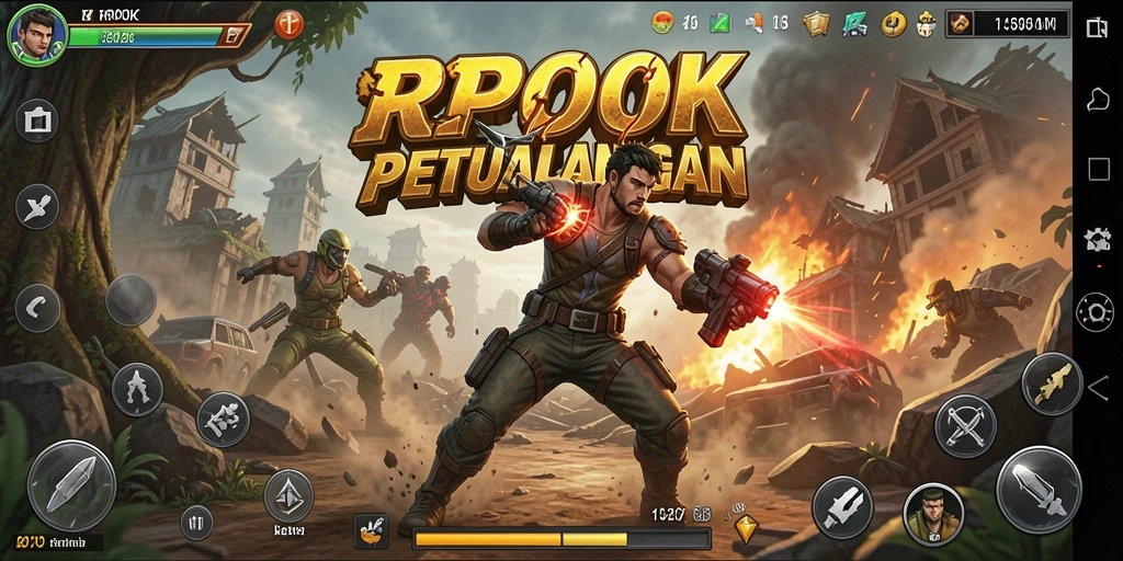 Tangkapan layar utama RPOK menampilkan aksi mendebarkan dalam gameplay.