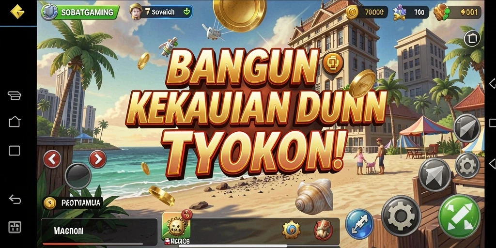 Tampilan gameplay Tycoon yang menarik dan interaktif.