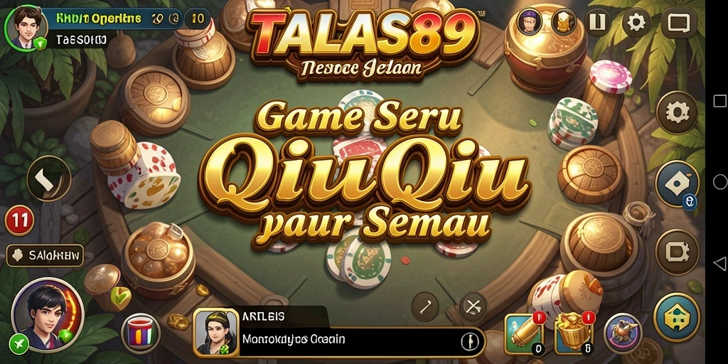 Tampilan gameplay QiuQiu yang seru dan menantang di TALAS89.