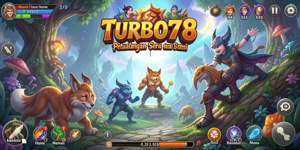 Tampilan gameplay TURBO78 yang menegangkan dan interaktif.